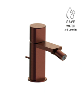 BORGIA 89103A - Countertop single handle stainless steel bidet mixer by Rubinetterie Frattini - view 3
